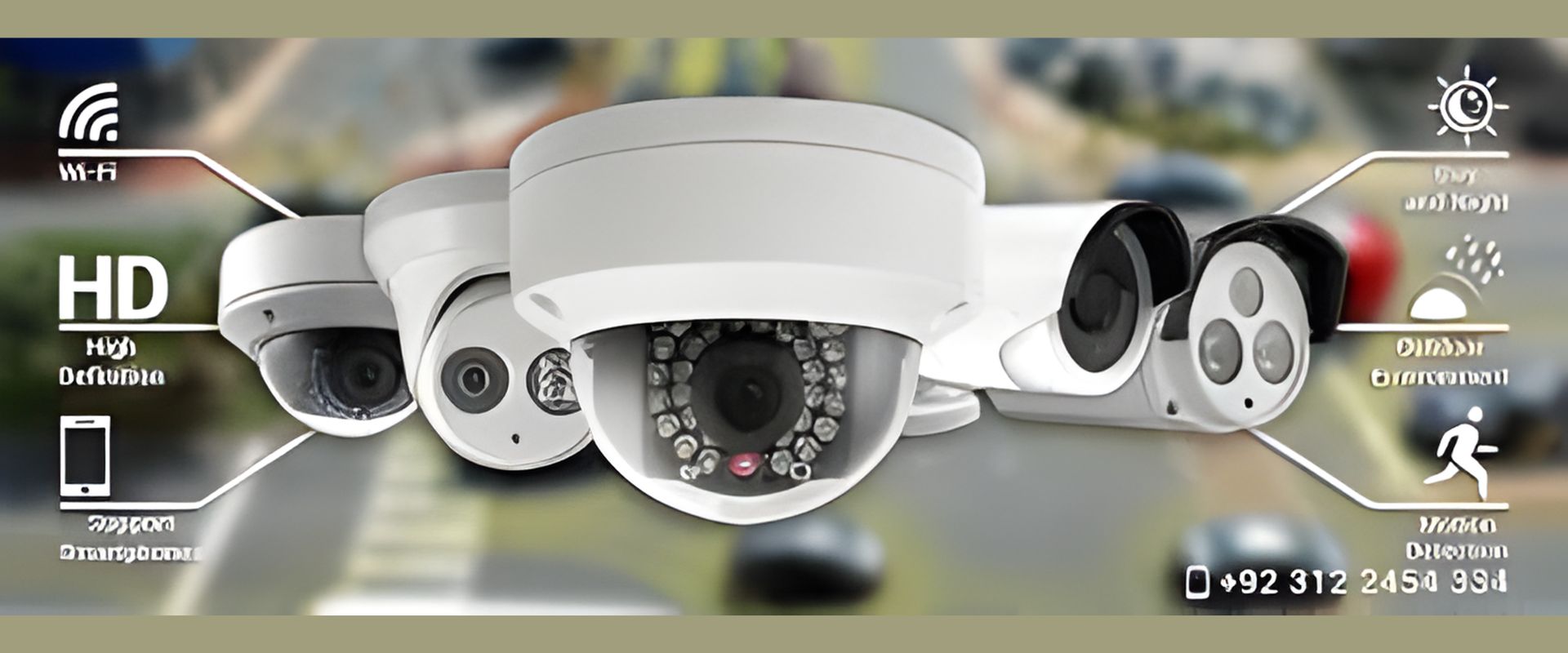 Security control room with CCTV wall and operators